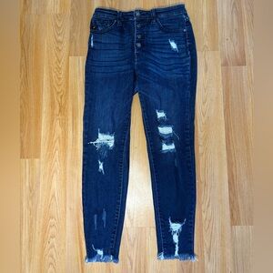 Kancan Distressed Dark Women's Jeans 9/28